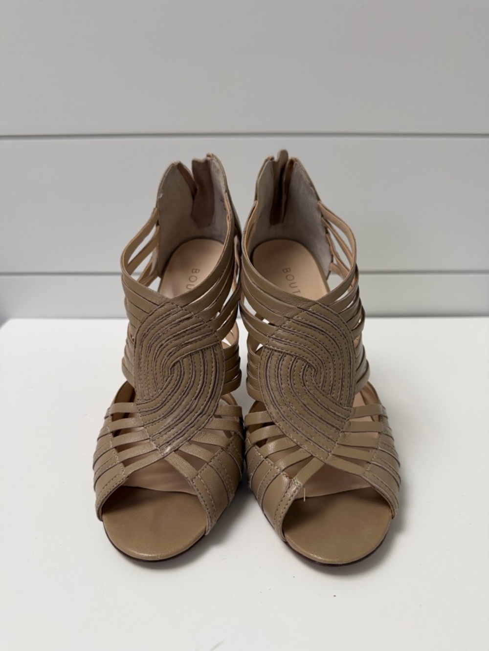 Boutique 9 Beige High Heel Sandals